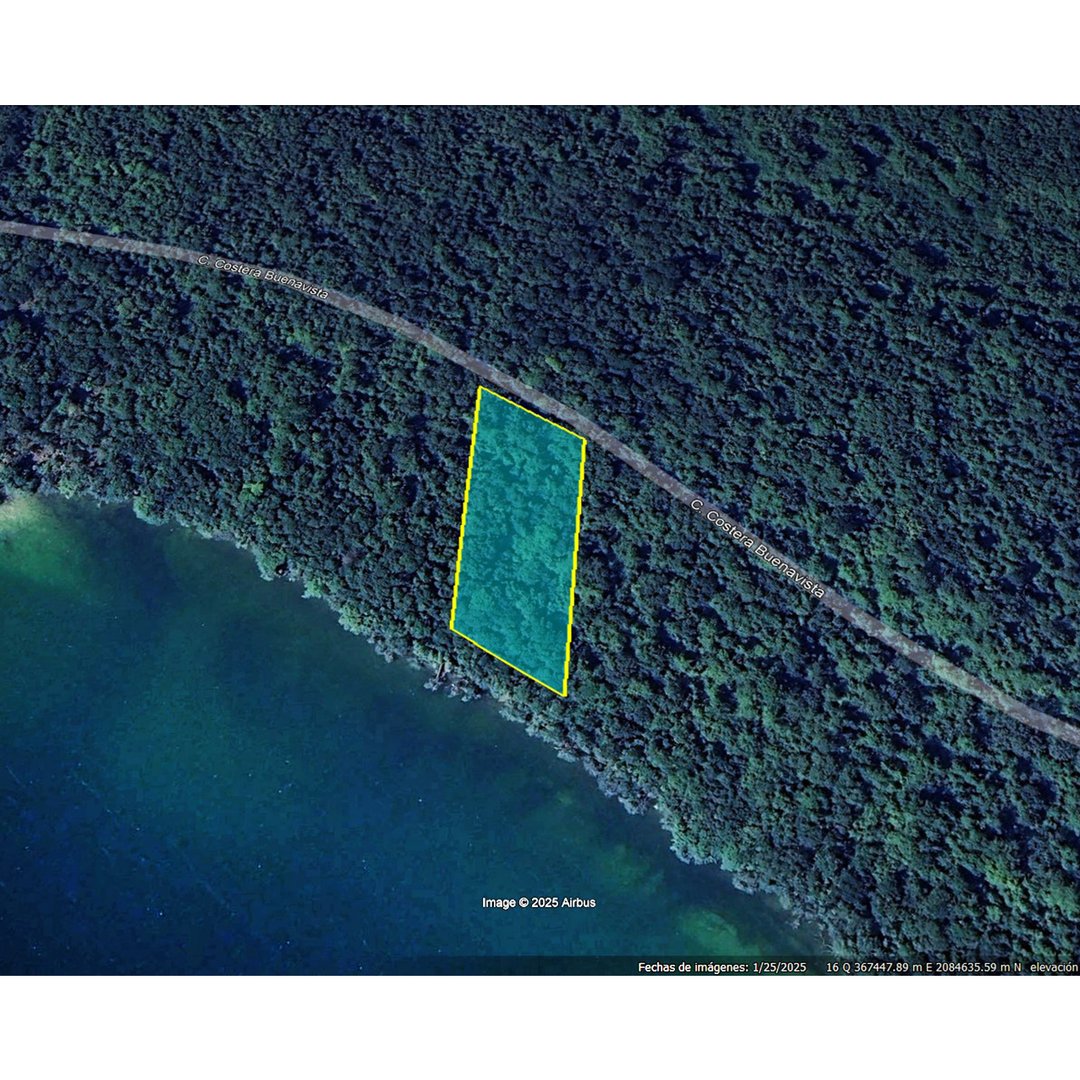 OPORTUNIDAD: Terreno con frente de laguna en  Buenavista, Bacalar